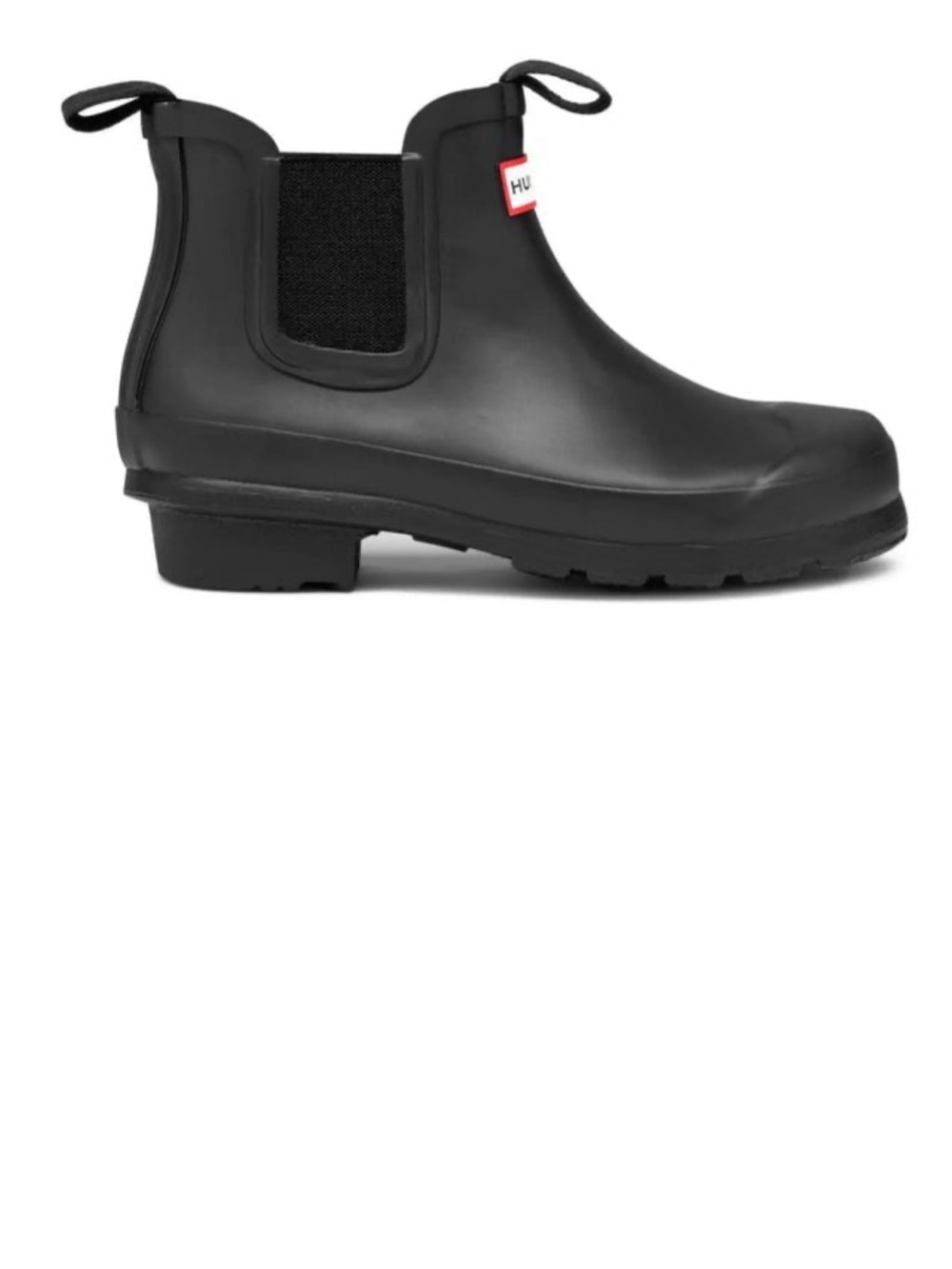 Hunter Kids Short Black Chelsea Rain Boots